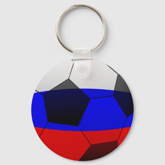 サッカーサッカー2018三色ボールシンボル キーホルダー (正面)
