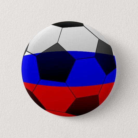 サッカーサッカー2018三色ボールシンボル 缶バッジ (正面)