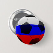 サッカーサッカー2018三色ボールシンボル 缶バッジ (正面&裏面)