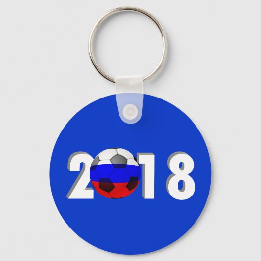 サッカーサッカー2018 キーホルダー (正面)