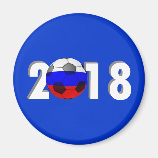 サッカーサッカー2018 マグネット (正面)
