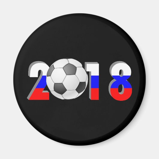 サッカーサッカー2018 マグネット (正面)