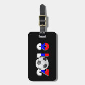 サッカーサッカー2018 ラゲッジタグ (正面縦)