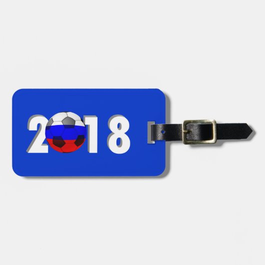 サッカーサッカー2018 ラゲッジタグ (正面横)