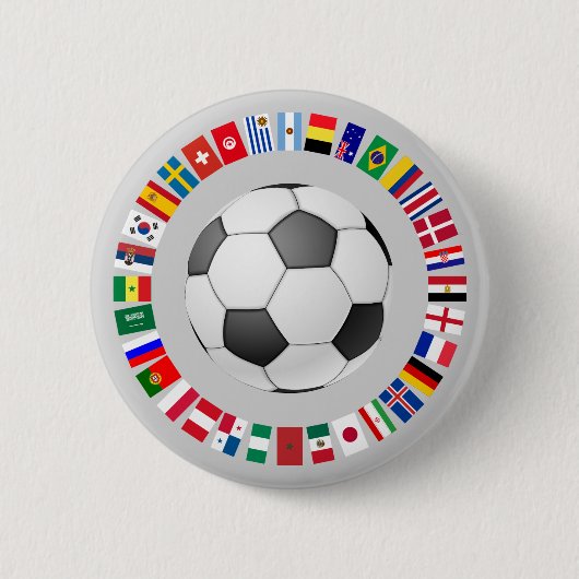 サッカーサッカー2018 缶バッジ (正面)