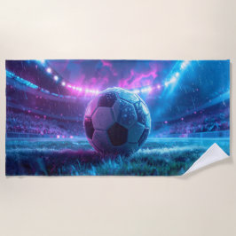 サッカーサッカー ビーチタオル