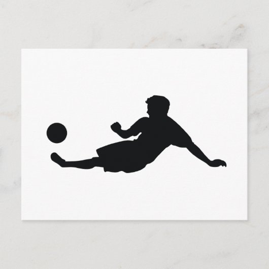 サッカーサッカー ポストカード (正面)