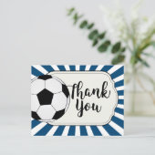 サッカーサンキューカード、サッカーサンキューカード ポストカード (スタンド正面)