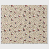 サッカーサンタオンライトタン ラッピングペーパー (フラット)