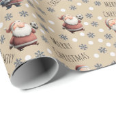 サッカーサンタオンライトタン ラッピングペーパー (ロールコーナー)