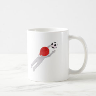 サッカーサンタクロース コーヒーマグカップ