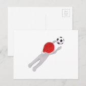 サッカーサンタクロース シーズンポストカード (正面/裏面)