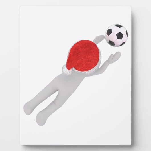サッカーサンタクロース フォトプラーク (正面)