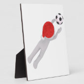 サッカーサンタクロース フォトプラーク (側面)