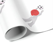 サッカーサンタクロース ラッピングペーパー (ロールコーナー)