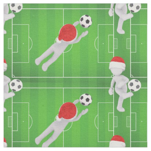 サッカーサンタファブリック ファブリック (クローズアップ)