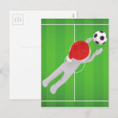 サッカーサンタ シーズンポストカード (正面/裏面)