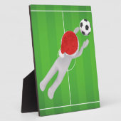 サッカーサンタ フォトプラーク (側面)