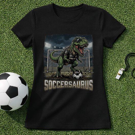 サッカーザウルス ディノ ゴールキー Tシャツ