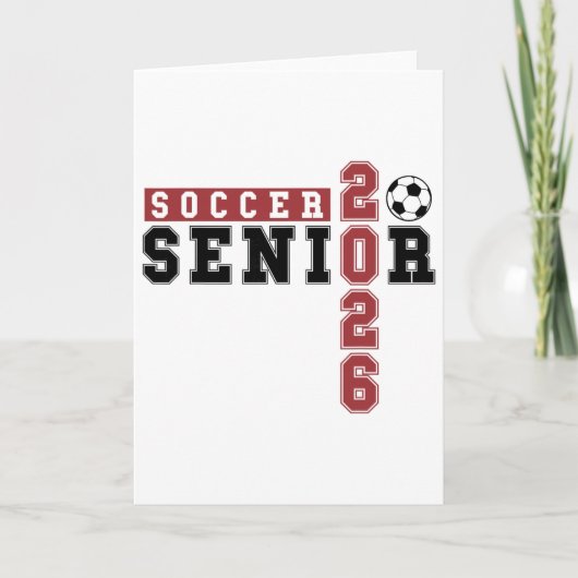 サッカーシニアの夜 サッカーシニア 2026年卒業 カード (正面)