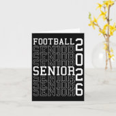 サッカーシニアナイトフットボール2026年卒業生 カード (黄色い花)