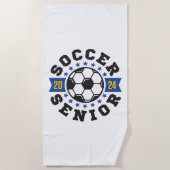 サッカーシニア2024 ビーチタオル (正面)