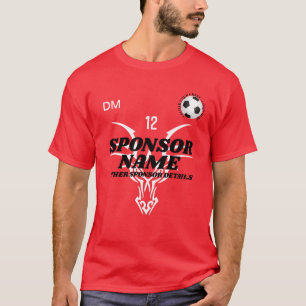 サッカーシャツがサッカーチームを作る Tシャツ