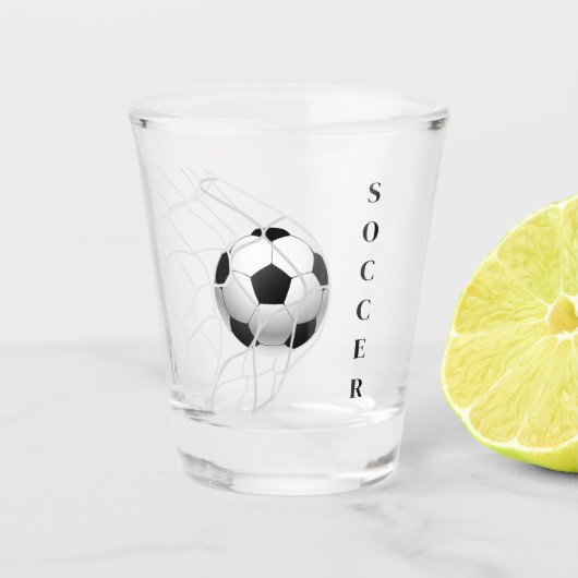 サッカーショットガラス ショットグラス (正面)
