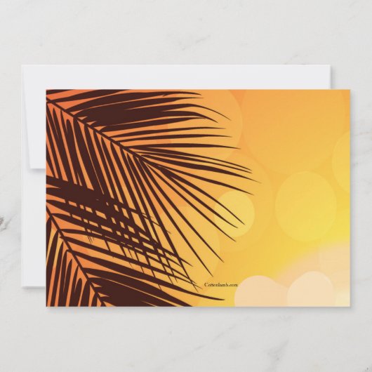 サッカーシルエット招待状 招待状 (裏面)