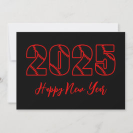 サッカーシンプルスタイルハッピーニューイヤーカード2025 シーズンカード