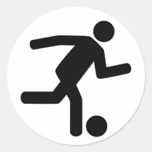 サッカーシンボルシール ラウンドシール