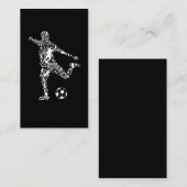 サッカーシンボルスコアラーサッカー選手 名刺 (正面/裏面)