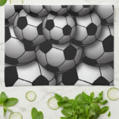 サッカーシーズンキッチンタオル キッチンタオル (折り畳み)