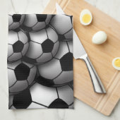 サッカーシーズンキッチンタオル キッチンタオル (四つ折り)