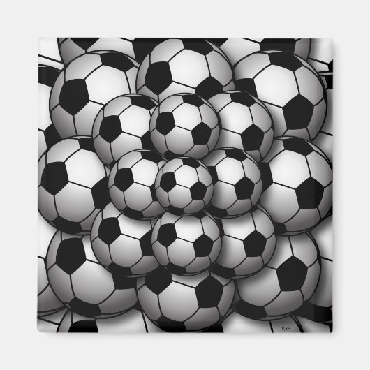 サッカーシーズンマグネット マグネット (正面)