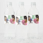 サッカージェンダーがベビーの水瓶表示ラベル ペットボトルラベル (ボトル)