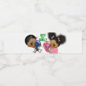 サッカージェンダーがベビーの水瓶表示ラベル ペットボトルラベル (シングルラベル)