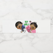 サッカージェンダーがベビーの水瓶表示ラベル ペットボトルラベル (シングルラベル)