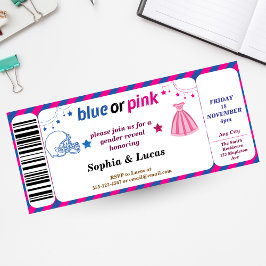 サッカージェンダーの明かすチケットスタイル 招待状