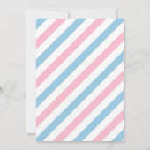 サッカージェンダーリビールパーティの招待状 招待状 (裏面)