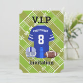 サッカージャージーとピッチバースデーパーティーRB 招待状 (スタンド正面)