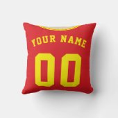 サッカージャージーブルーストライプサイドテンプレート クッション (裏面)