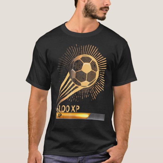 サッカースキルプラス100 Xpアスリートゲーマー Tシャツ (正面)
