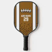 サッカースケッチ(スポーツの名称と番号) ピックルボールラケット (裏面)