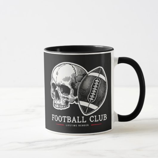 サッカースケルトンサッカークラブ生涯会員 マグカップ (右)