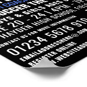 サッカースタジアム、サッカー広告キャンプ ポスター (角)