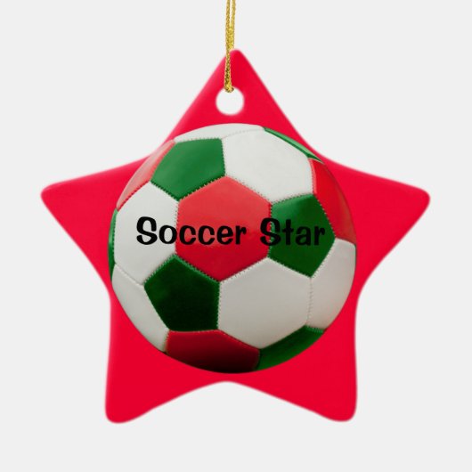 サッカースターオーナメント セラミックオーナメント (正面)