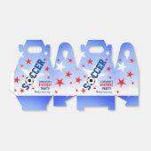 サッカースター誕生日パーティー フェイバーボックス (折り畳みなし)