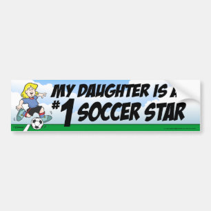 サッカースター バンパーステッカー