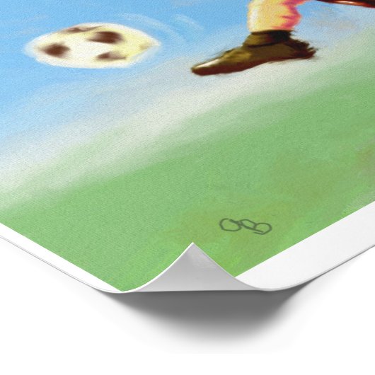 サッカースター ポスター (角)